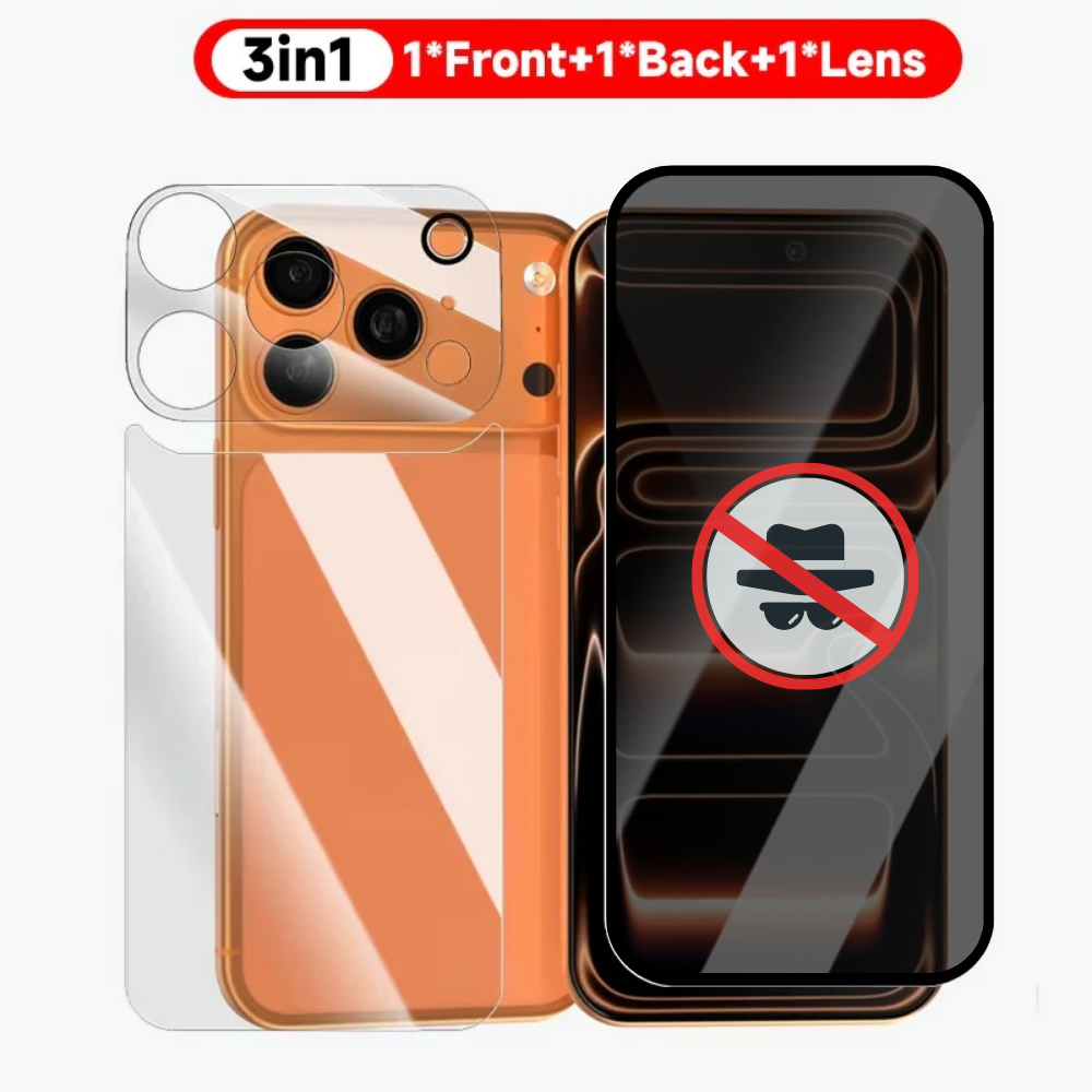 Screen + Back + Lens Protector 3 in 1 for iPhone 17 Series