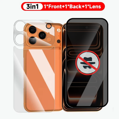 Screen + Back + Lens Protector 3 in 1 for iPhone 17 Series