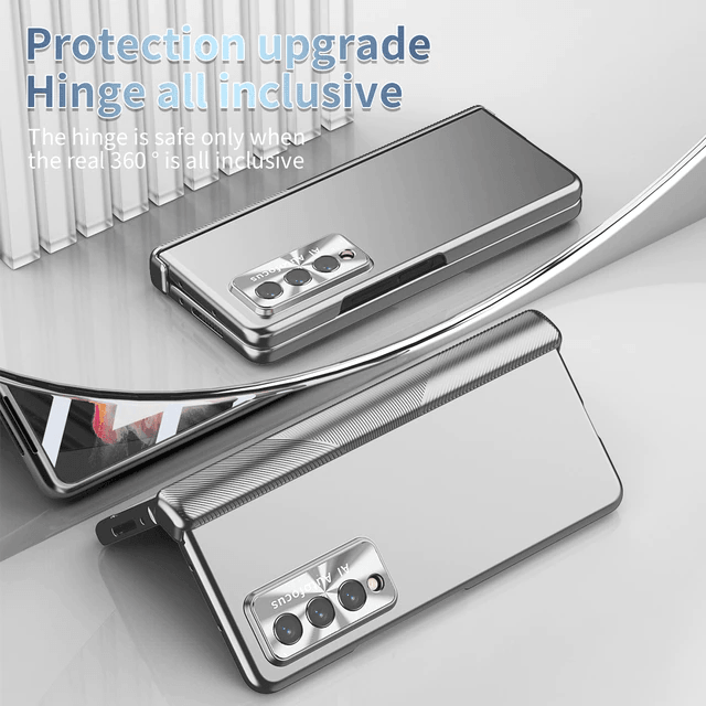 All Inclusive Metal Magnetic Case with Dual-Hinge & S Pen Holder - Z Fold 5 - InDayz™