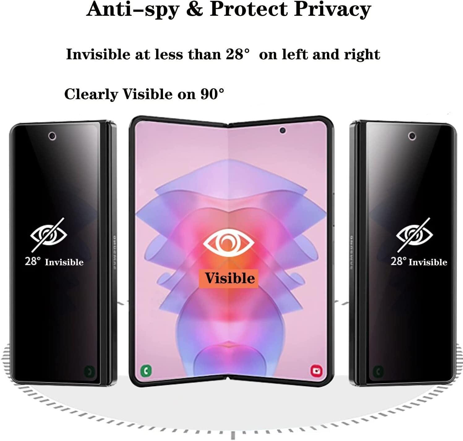 Anti-Peeping Front & Back Screen Privacy Protector Z Fold 4 - InDayz™