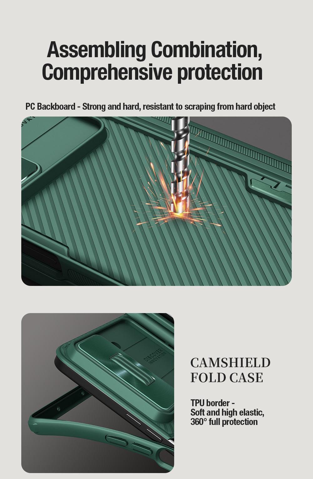 CamShield Case with Kickstand & S-Pen Pocket - Z Fold 5 - InDayz™
