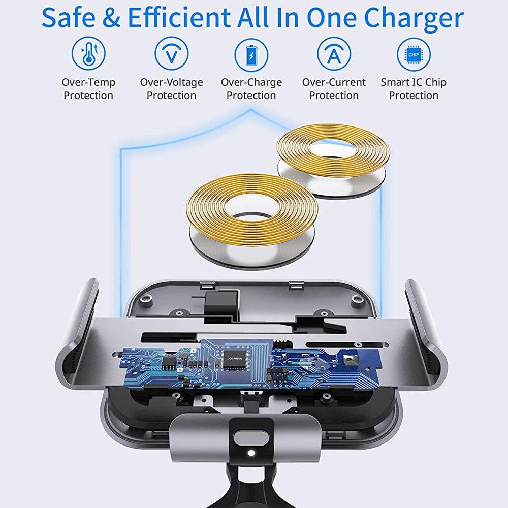 CAR WIRELESS FAST CHARGING AUTO CLAMPING MOUNT - Fold Series - InDayz™