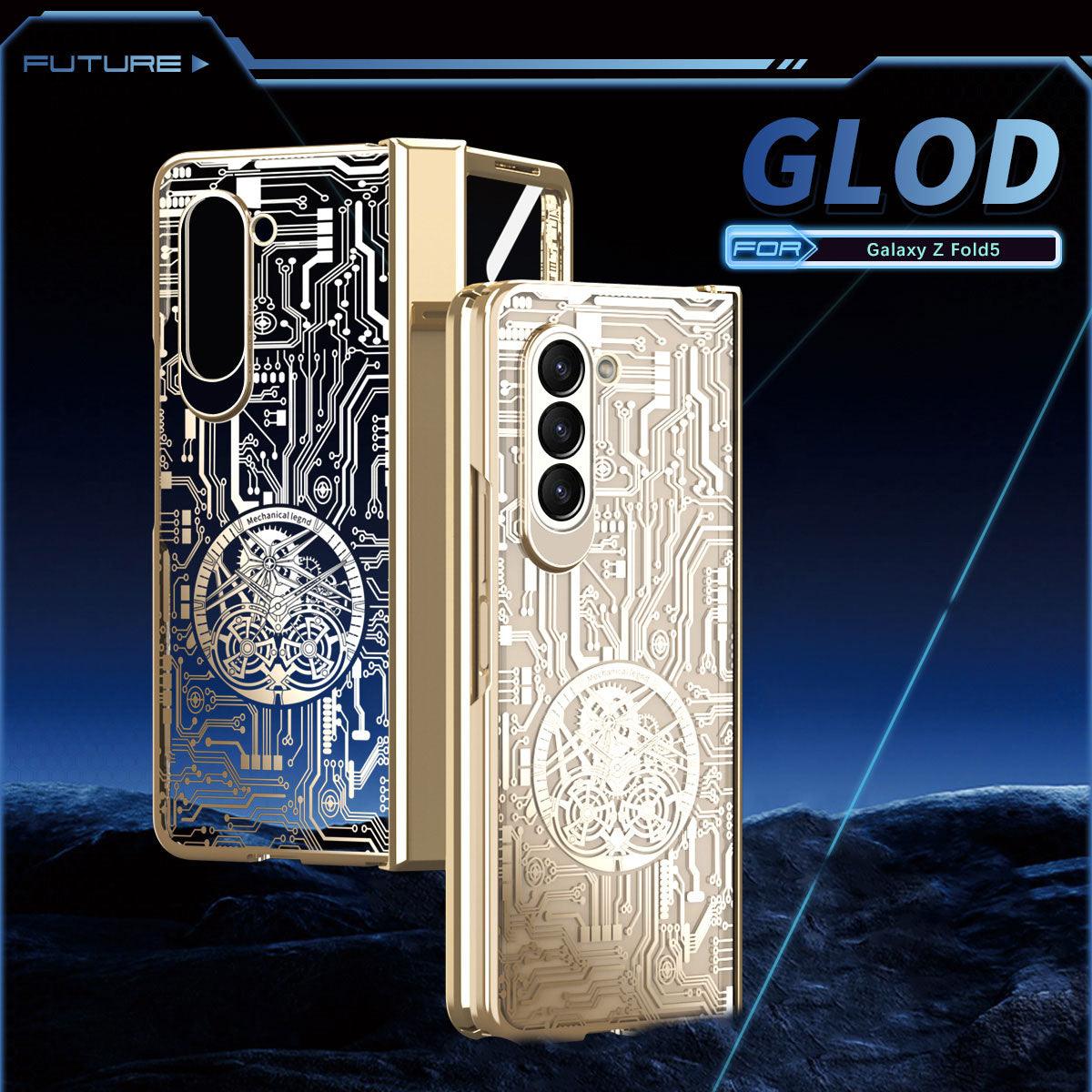 Electroplated Transparent Shockproof Cover- Z Fold 5 - InDayz™