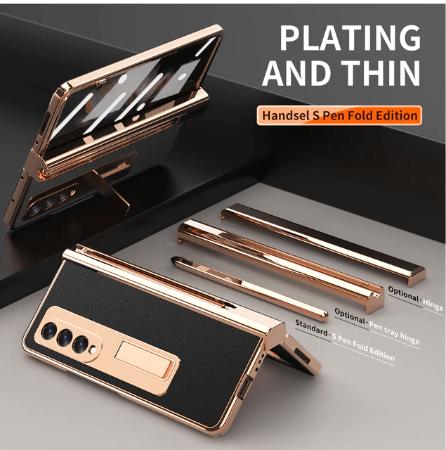 Leather Kickstand Pen Slot Case - Z Fold series - InDayz™