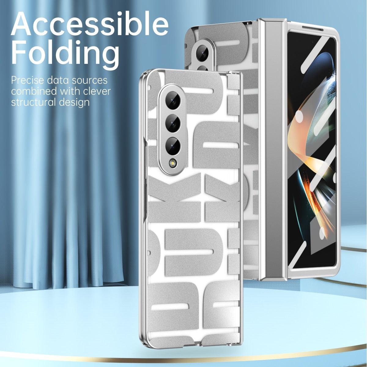 LuxuryTransparent Plating Case - Z Fold 5 - InDayz™