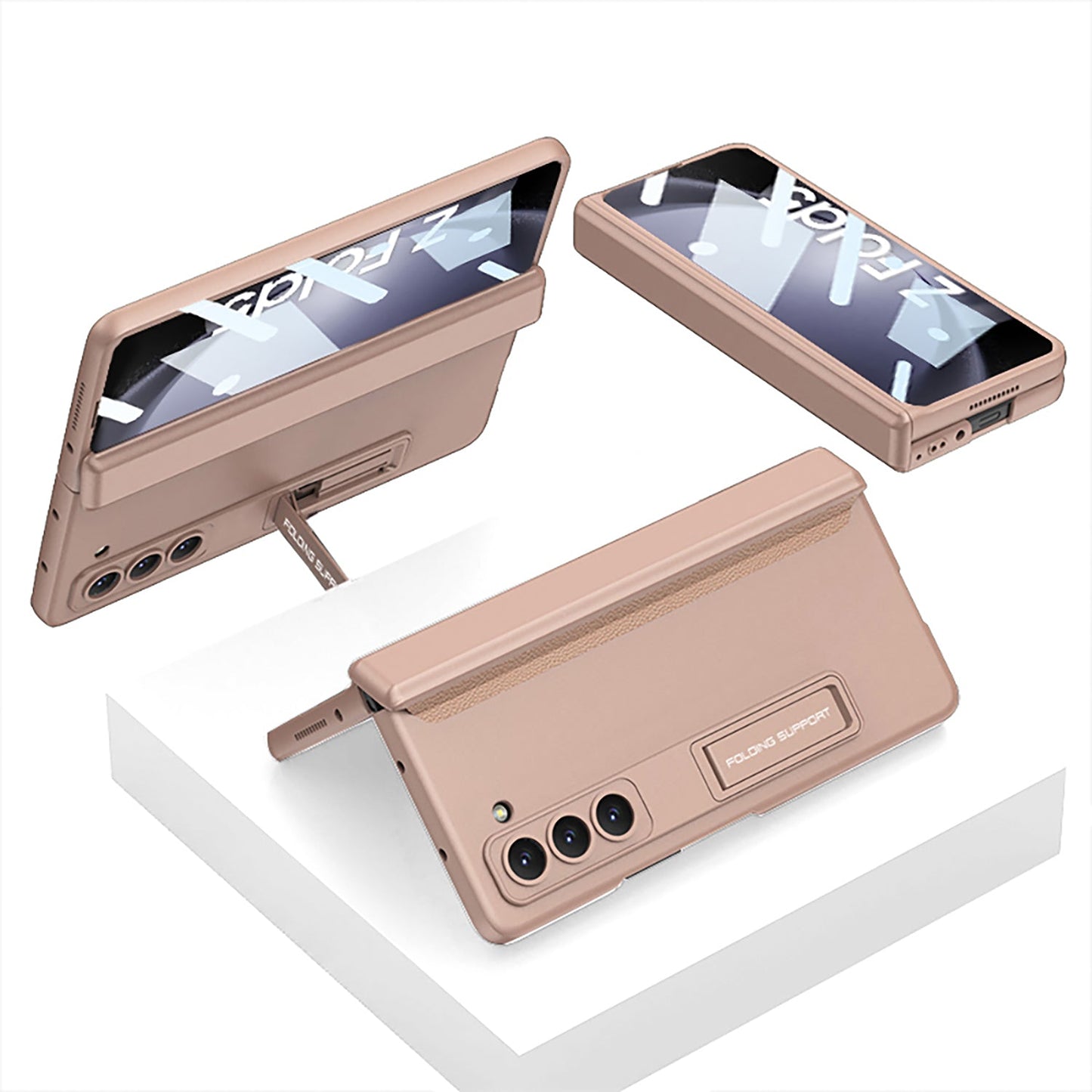 360° Slim Hinge Hidden Bracket Screen protector Case - Z Fold Series